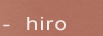 hiro sone